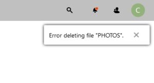 delete file in photo transfer app